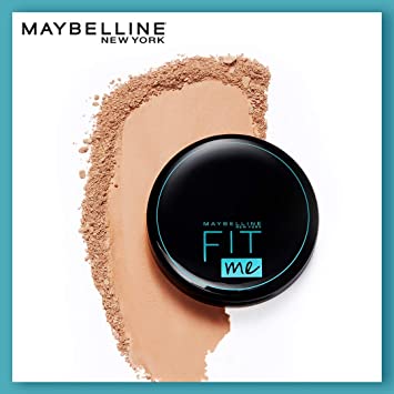 Maybelline New York Compact Powder, With SPF to Protect Skin from Sun, Absorbs Oil, Fit Me, 115 Ivory