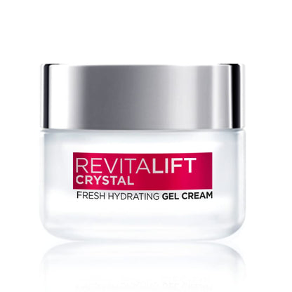 L'Oreal Paris Revitalift Crystal Fresh Hydrating Gel Cream, Oil-Free moisturiser, With Salicylic Acid