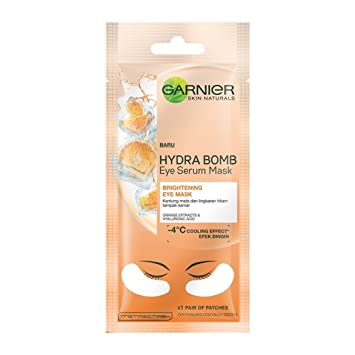 Garnier Skin Naturals, Eye Mask, Hydrating & Revitalising, Hydra Bomb Eye Serum Mask