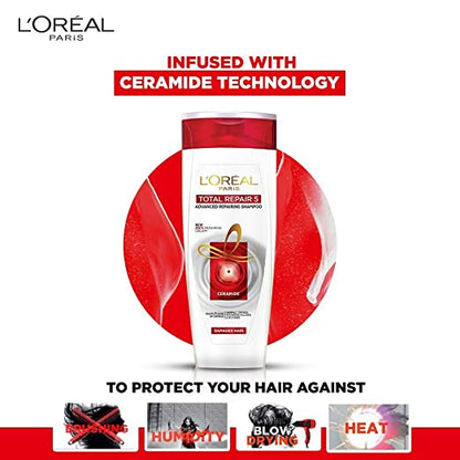 L'Oreal Paris Serum, For Damaged and Weak Hair, With Pro-Keratin + Ceramide, Total Repair 5, 80ml