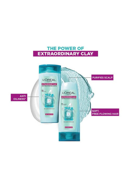 L'Oreal Paris Extraordinary Clay Shampoo, 82.5ml