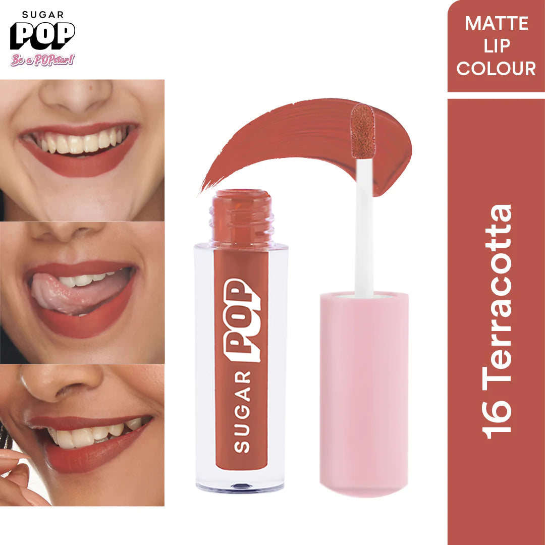 SUGAR POP Matte Lipcolour - 16 Terracotta