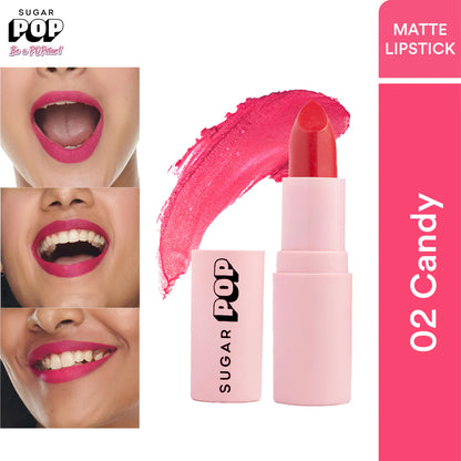 SUGAR POP Matte Lipstick - 02 Candy