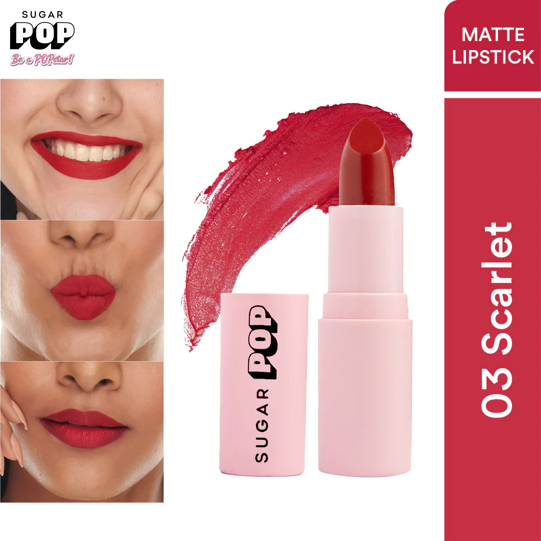 SUGAR POP Matte Lipstick - 03 Scarlet