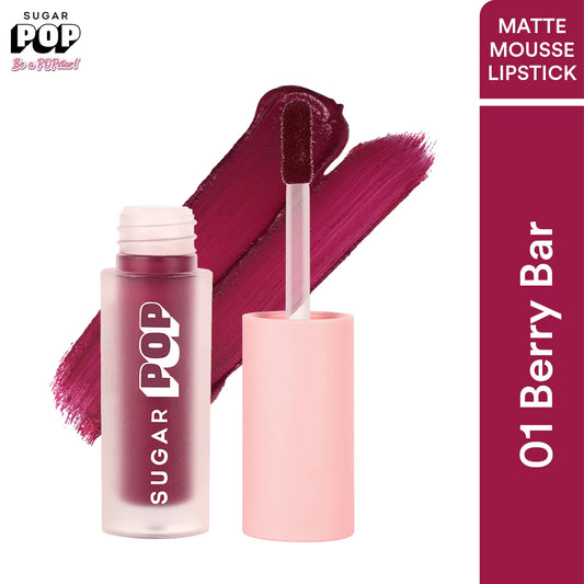 SUGAR POP Matte Mousse Lipstick - 01 Berry Bar