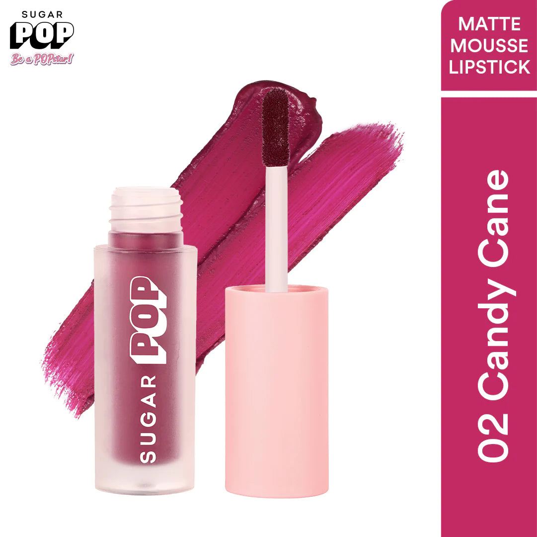 SUGAR POP Matte Mousse Lipstick - 02 Candy Cane