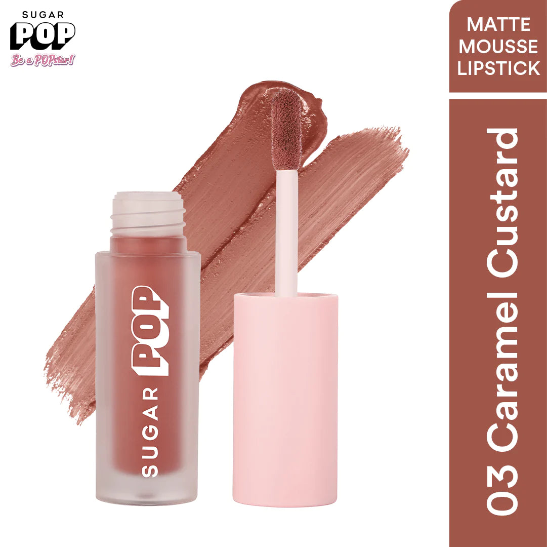 SUGAR POP Matte Mousse Lipstick - 03 Caramel Custard