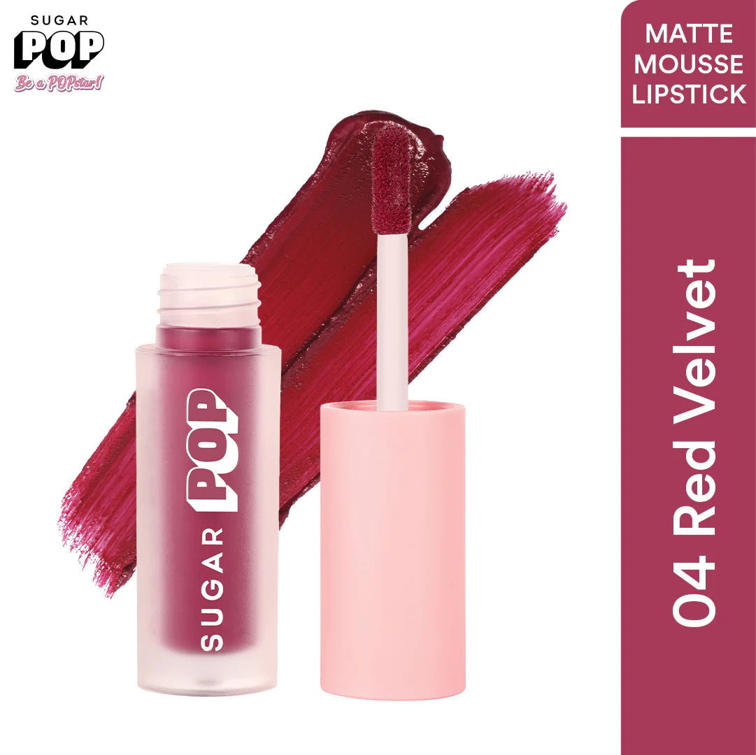 SUGAR POP Matte Mousse Lipstick - 04 Red Velvet