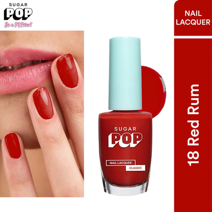 SUGAR POP Nail Lacquer - 18 Red Rum