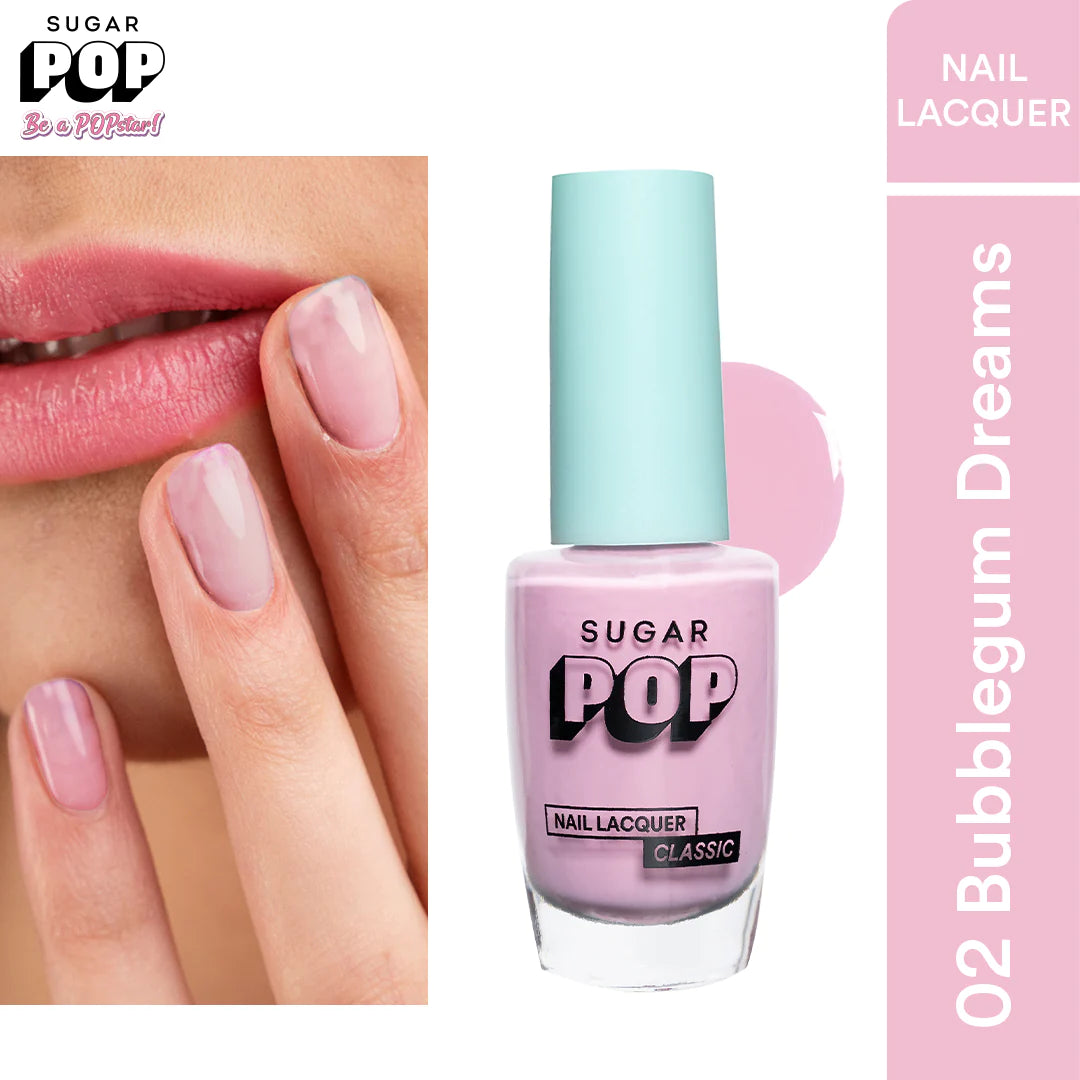 SUGAR POP Nail Lacquer - 02 Bubblegum Dreams