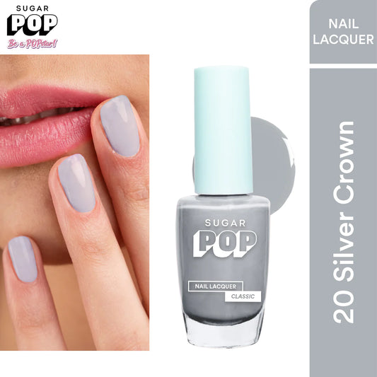 SUGAR POP Nail Lacquer - 20 Silver Crown