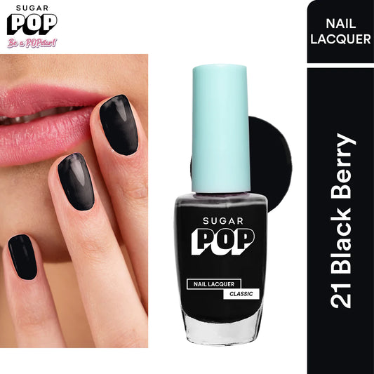 SUGAR POP Nail Lacquer - 21 Black Berry