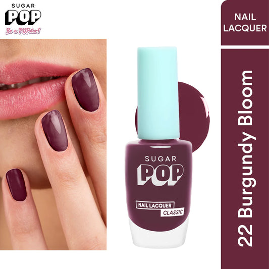 SUGAR POP Nail Lacquer - 22 Burgundy Bloom