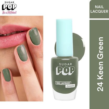 SUGAR POP Nail Lacquer - 24 Keen Green