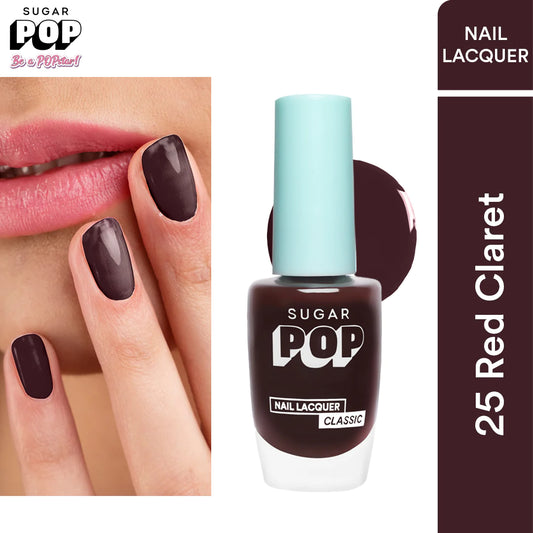 SUGAR POP Nail Lacquer - 25 Red Claret