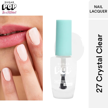 SUGAR POP Nail Lacquer - 27 Crystal Clear