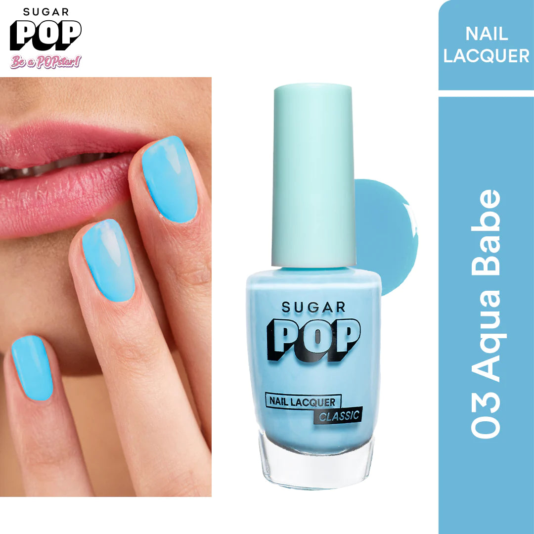 SUGAR POP Nail Lacquer - 03 Aqua Babe