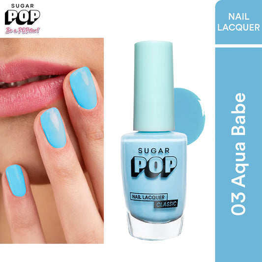 SUGAR POP Nail Lacquer - 03 Aqua Babe