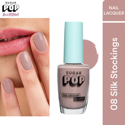 SUGAR POP Nail Lacquer - 08 Silk Stockings