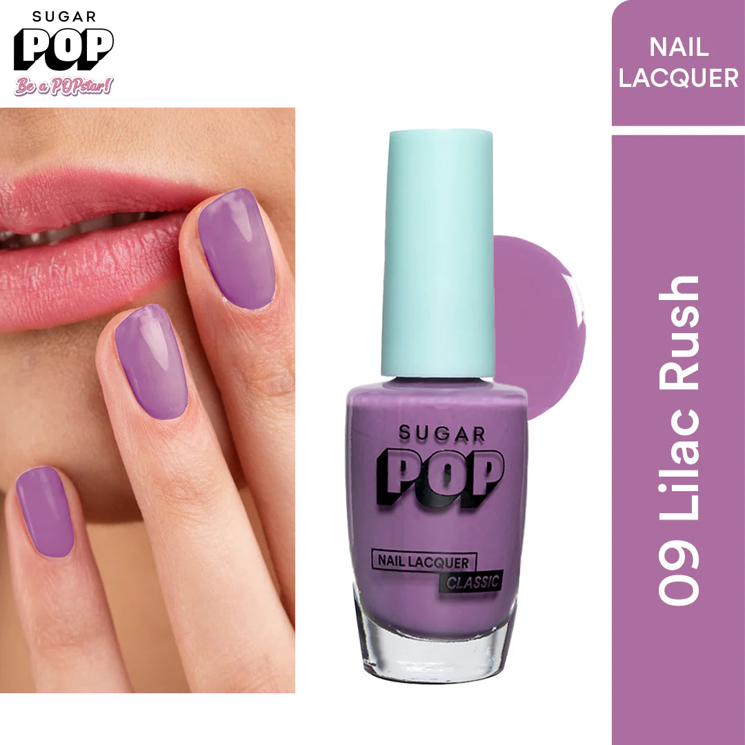 SUGAR POP Nail Lacquer - 09 Lilac Rush