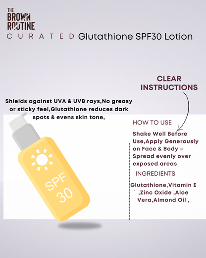 GLUTATHIONE SPF 30 LOTION