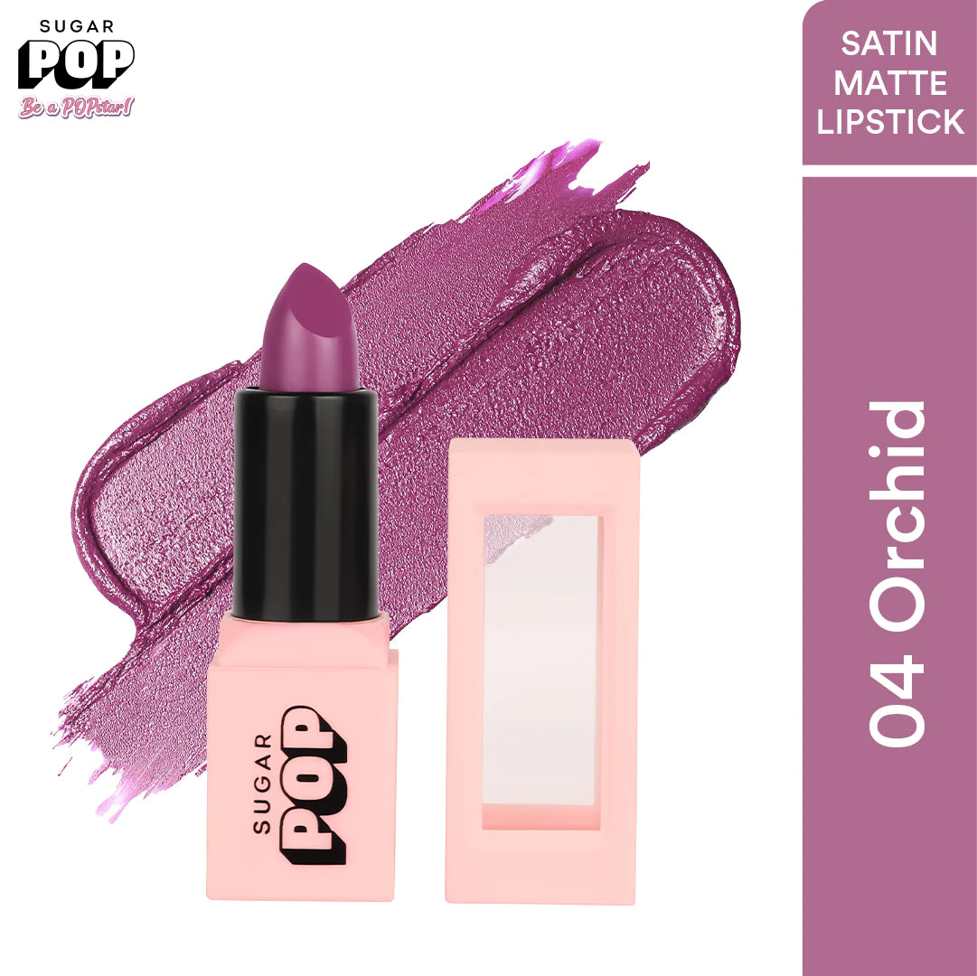 SUGAR POP Satin Matte Lipstick - 04 Orchid