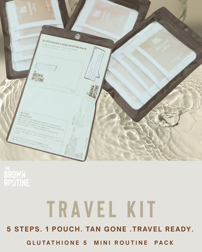 GLUTATHIONE 5 MINI PACK /Pigmentation Trial & Travel Kit – ₹639