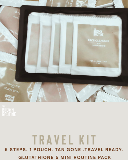 GLUTATHIONE 5 MINI PACK /Pigmentation Trial & Travel Kit – ₹639
