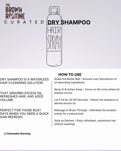 Dry Shampoo - Adds Volume & Texture