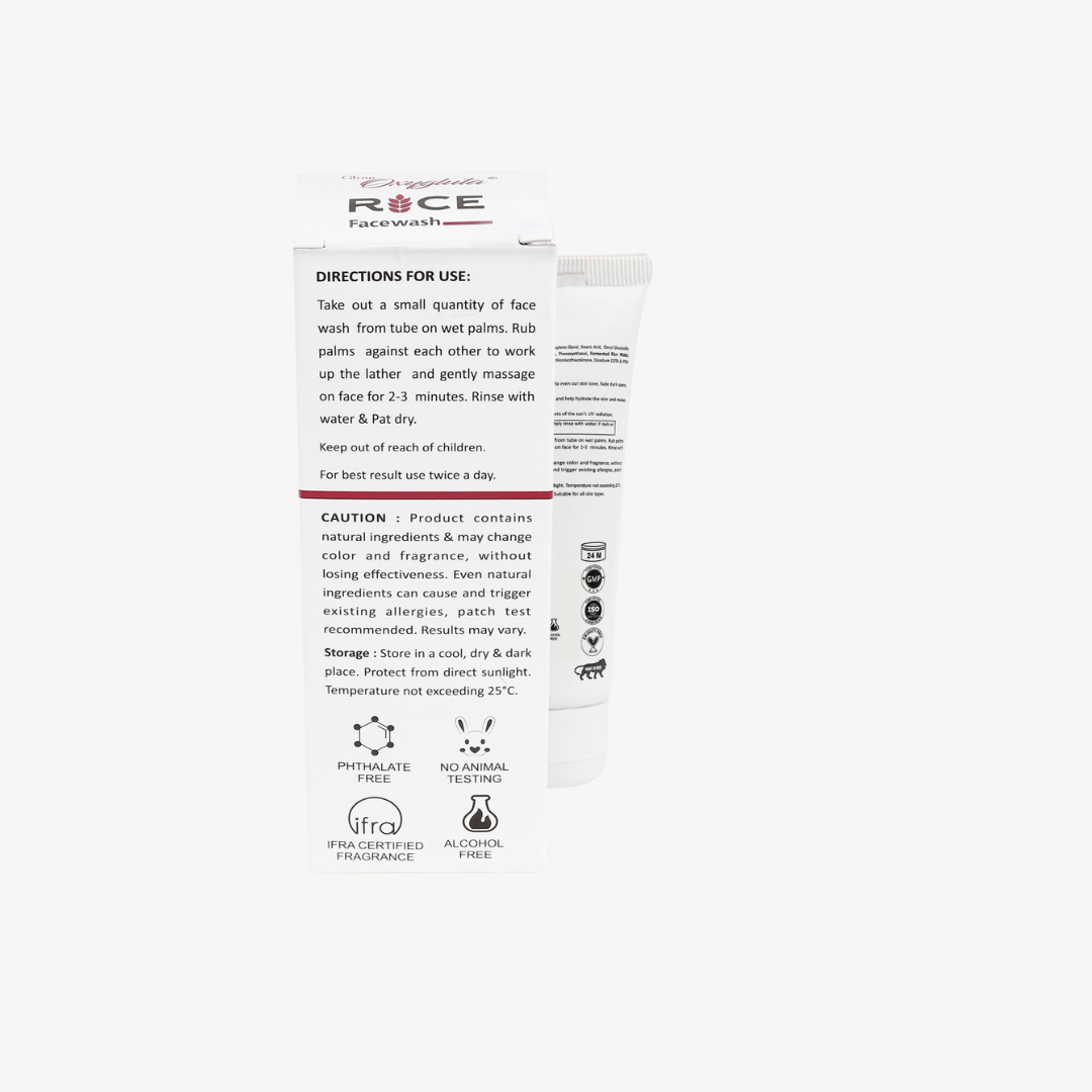 Face wash Rice water| Skin