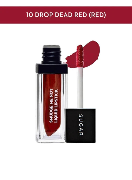 Smudge Me Not Liquid Lipstick - 10 Drop Dead Red (Red)