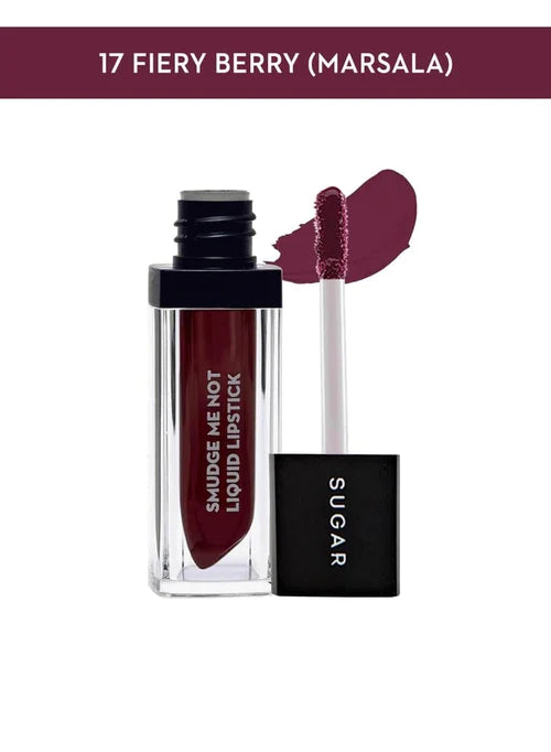 Smudge Me Not Liquid Lipstick - 17 Fiery Berry (Marsala)