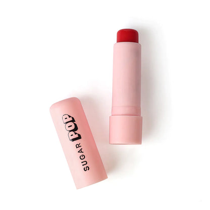 SUGAR POP Matte Lipcolour - 04 Raspberry + Nourishing Lip Balm - 02 Cherry Lip Kit