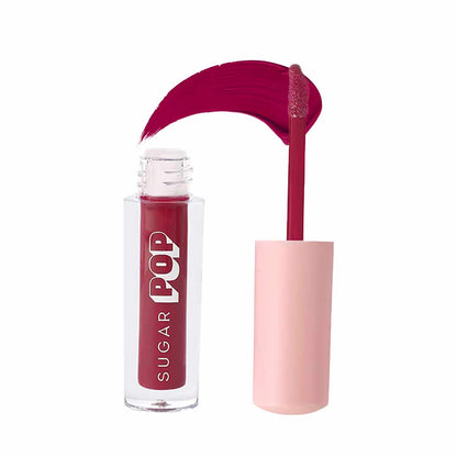 SUGAR POP Matte Lipcolour - 04 Raspberry + Nourishing Lip Balm - 02 Cherry Lip Kit