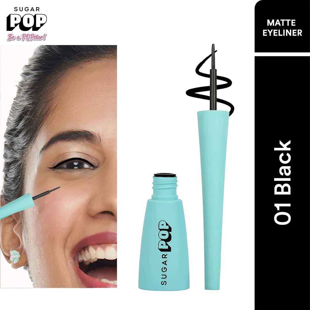 SUGAR POP Matte Eyeliner - 01 Black